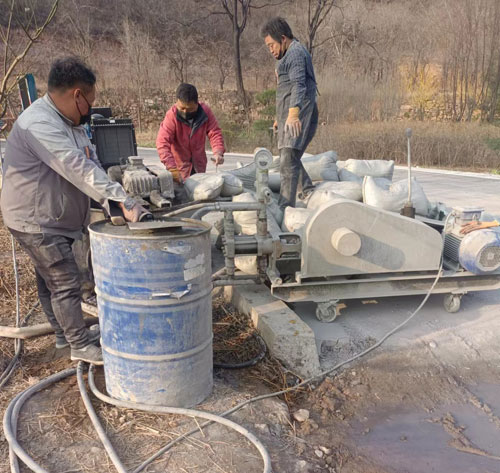 商水路面下沉注浆