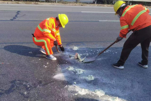 商水公路下沉注浆加固